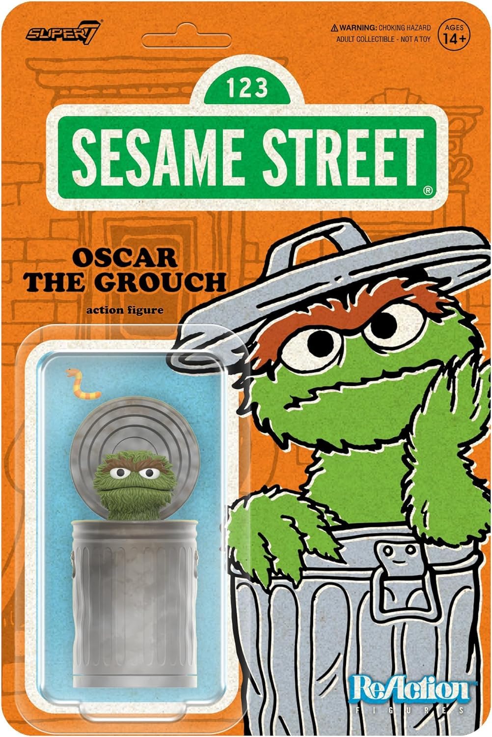 Amazon.com: Super7 Sesame Street Reaction Figures Wave 02 Bundle